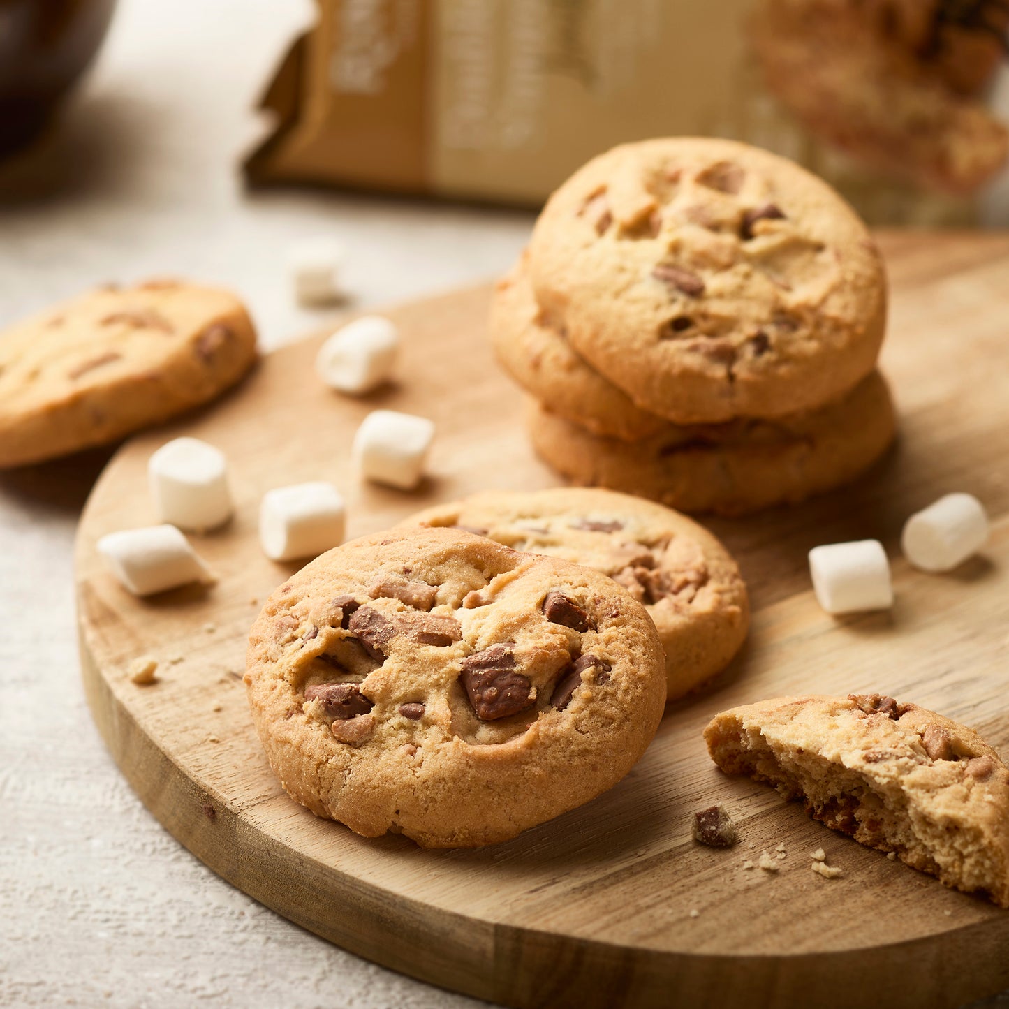 Double Chocolate S'mores Cookies