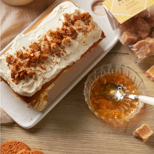 Ringtons Recipe - Stem Ginger Fudge Cake
