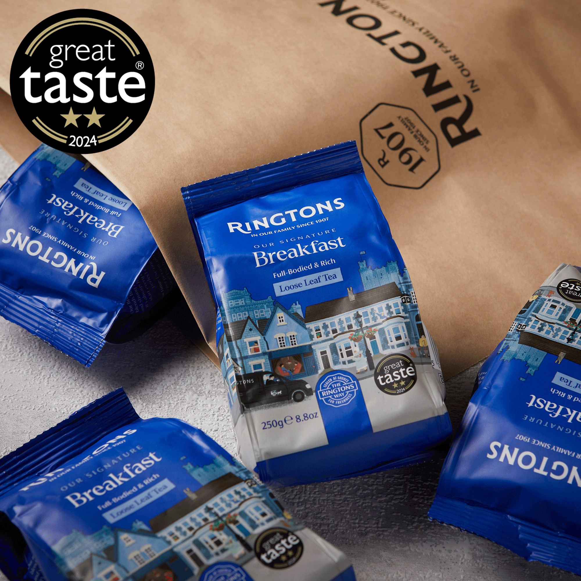 Breakfast Loose Tea Bundle x 4 – Ringtons