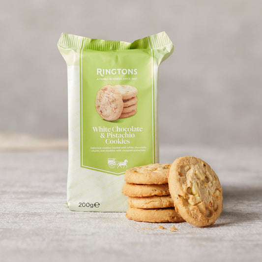 White Chocolate & Pistachio Cookies