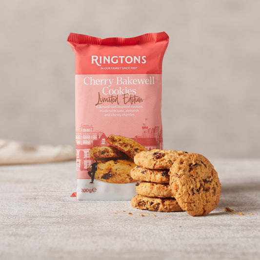 Cherry Bakewell Cookies