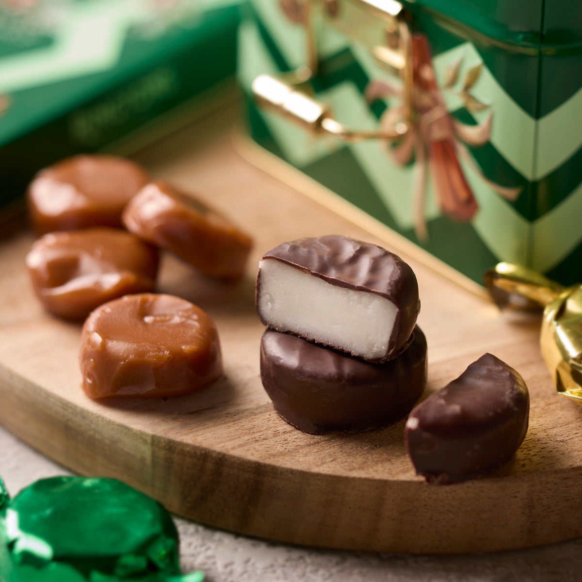 Chocolate Eclairs & Peppermint Creams Tin