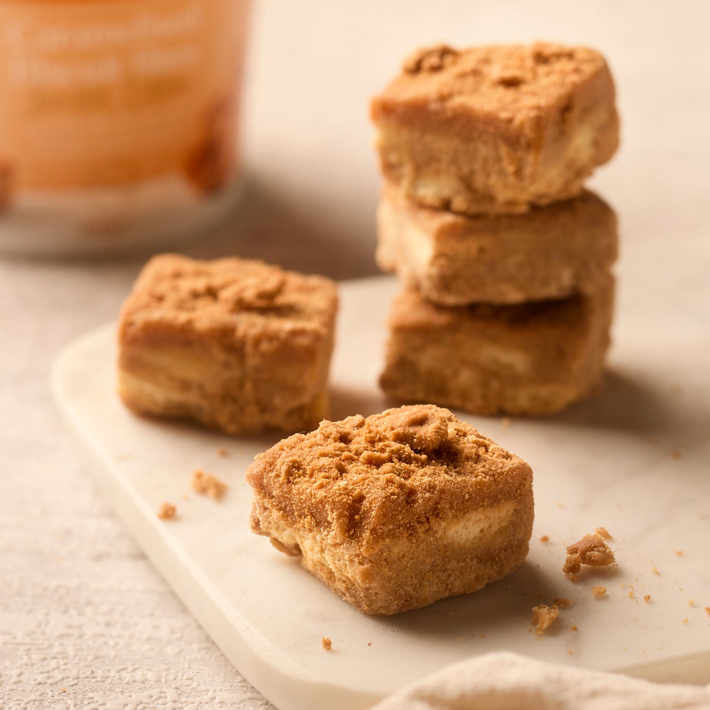 Caramelised Biscuit Bites