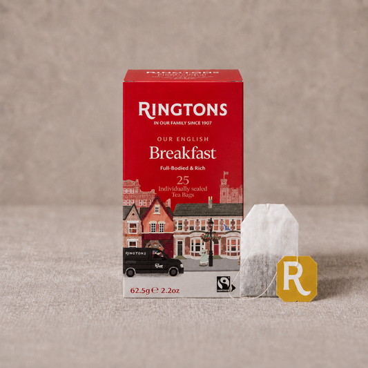 Fairtrade English Breakfast Tag & Envelope Tea Bags