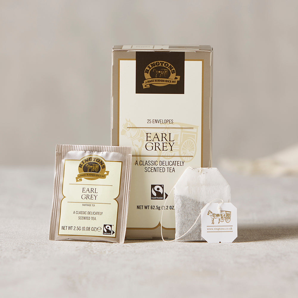 Fairtrade Earl Grey Tag & Envelope Tea Bags