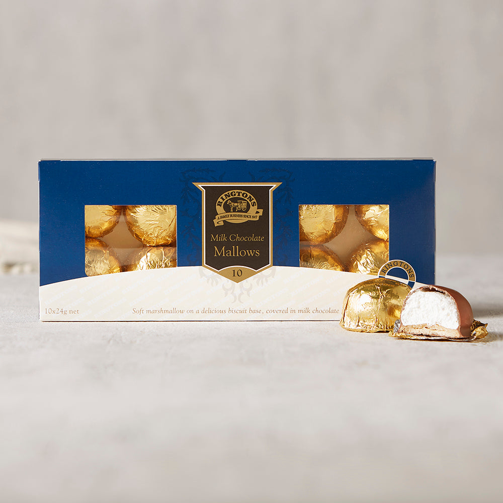 Ringtons Mallows Chocolate Mallows | Chocolate Biscuits with Marshmallow Centre – Ringtons